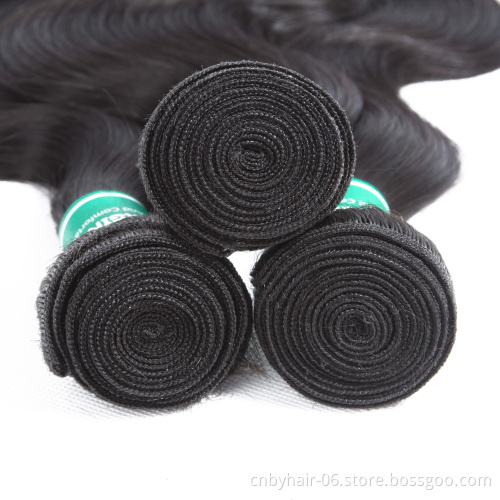 Human Hair Supplier Peruvian Hair Natural Color Body Wave Hair Bundles